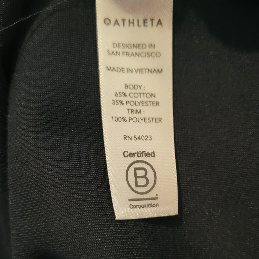 Athleta Women Gallery Top 2.0 Long Sleeve Navy Quarry Blue XS - Picture 10 of 12